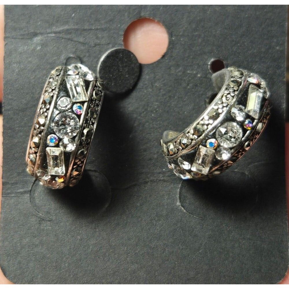 Sparkly Sterling Silver Earrings